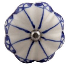 Blue Shamrock Ceramic Wine Stopper