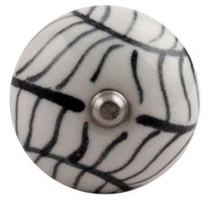 Black Leaf Ceramic Wine Stopper