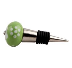 Soft Green Ceramic Wine Stopper