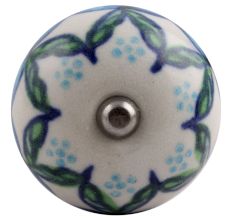 Green Leaves Ceramic Wine Stopper