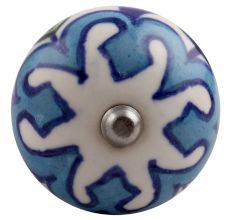 Blue Flower Ceramic Wine Stopper