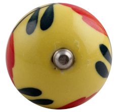 Red Flower Ceramic Wine Stopper