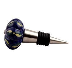 Yellow Drop Melon Ceramic Wine Stopper