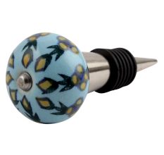Green Grass Ceramic Wine Stopper