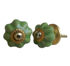 Pea Green Knob Small