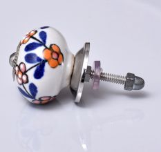 Mustard Red Tiny Ceramic Dresser Knobs Online