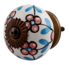 Peach Tiny Ceramic Cabinet Knobs Online