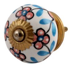 Peach Tiny Ceramic Cabinet Knobs Online