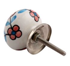 Peach Tiny Ceramic Cabinet Knobs Online