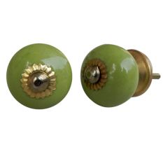 Lime Green Knob Small