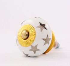 Silver Star Ceramic Drawer Knobs Online