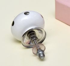 Silver Dot Ceramic Dresser Knobs Online