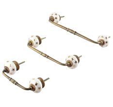 Golden Star Ceramic Bridge Handle