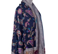 KalamkariÂ Ari Work Semi Pashmina Shawls 1