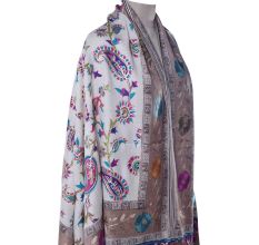 KalamkariÂ Ari Work Semi Pashmina Shawls 2
