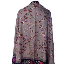 KalamkariÂ Ari Work Semi Pashmina Shawls 5