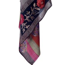 KalamkariÂ Ari Work Semi Pashmina Shawls 5