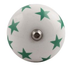 Sea Green Star Ceramic Wine Stopper