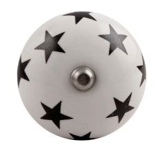 Black Star Ceramic Wine Stopper