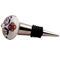 Mustard Red Tiny Ceramic Wine Stopper