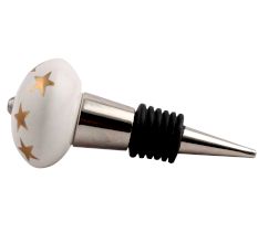 Golden Star Ceramic Wine Stopper