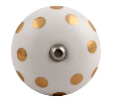 Golden Dot Ceramic Wine Stopper