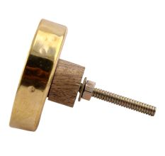 Silver Round Metal and Wooden Drawer Knobs Online