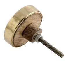 Golden Round Wire Cabinet Knobs 