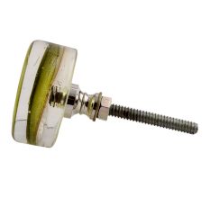 Lime Flat Drawer Glass Knob Online