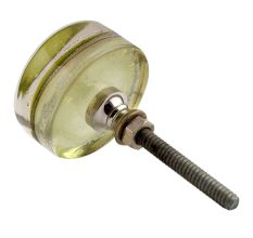 Lime Flat Drawer Glass Knob Online