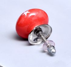 Red Star Ceramic Cabinet Knob Online