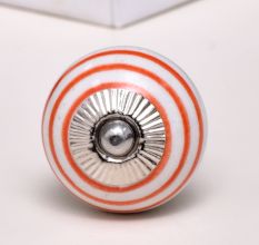 White Orange Knob