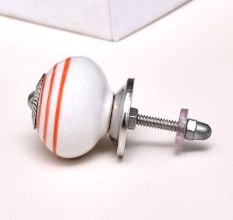 White Orange Knob