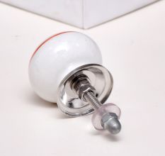 White Orange Knob