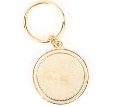 Yellow Golden Sun Key Chain Sun Key Ring