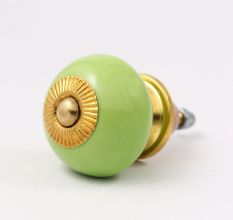 Lime Round Knob