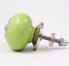 Lime Round Knob