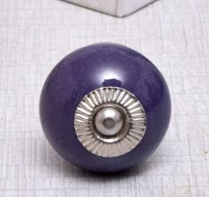 Purple Round Knob