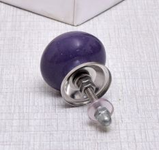 Purple Round Knob