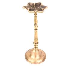 Big Hand Crafted Big Brass Oil Lamp Diya Stand