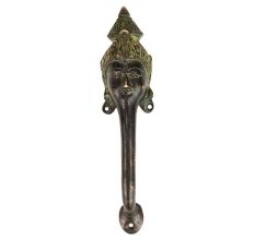 Bronze Green Black Buddha Face Door Handle
