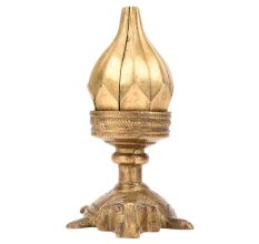 Bronze Lotus Incense Cone Or Candle Holder