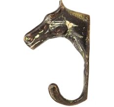 Bronze Handmade Horse Head Wall Hooks