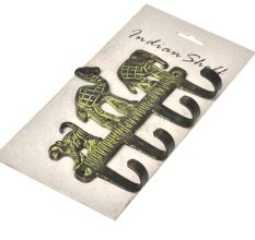 Bronze Safari Hooks Wall Decor