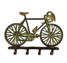 Bicycle Wall Key Chrome Brass House Cyclist Keys Hooks