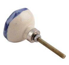 Sea Green Octagon Ceramic Dresser Knob