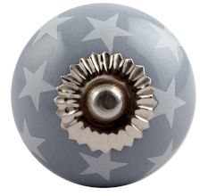 Grey Star Ceramic Drawer Knob Online