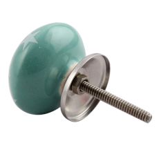  Sea Green Star Ceramic Cabinet Knob