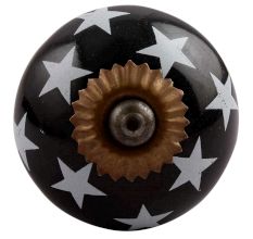 White Star Ceramic Drawer Knob Online