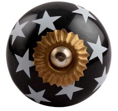 White Star Ceramic Drawer Knob Online
